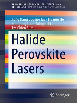 cover image of Halide Perovskite Lasers